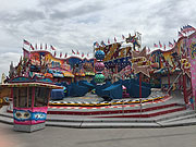 Break Dancer beim Aufbau Frühlingsfest München 2018 am 15.04.2018 (©Foto: Martin Schmitz)